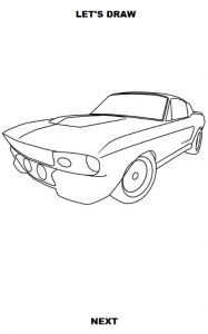 اسکرین شات برنامه Draw Cars: Muscle 4
