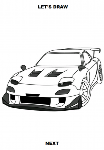 اسکرین شات برنامه Draw Cars: Sport 6