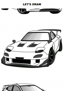 اسکرین شات برنامه Draw Cars: Sport 1