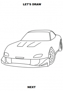 اسکرین شات برنامه Draw Cars: Sport 4
