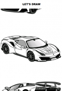 اسکرین شات برنامه Draw Cars: Super 1