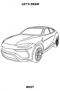 اسکرین شات برنامه Draw Cars: SUV 5