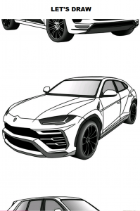 اسکرین شات برنامه Draw Cars: SUV 1