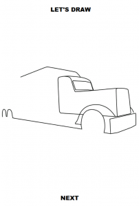 اسکرین شات برنامه Draw Semi Trucks 3