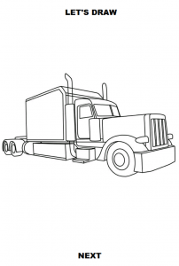 اسکرین شات برنامه Draw Semi Trucks 5