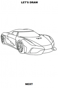 اسکرین شات برنامه How to Draw Cars 2 5