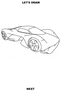اسکرین شات برنامه Draw Cars: Hypercar 5