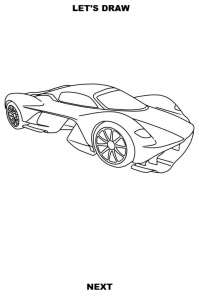 اسکرین شات برنامه Draw Cars: Hypercar 6