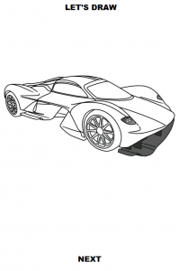 اسکرین شات برنامه Draw Cars: Hypercar 7