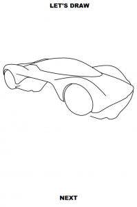 اسکرین شات برنامه Draw Cars: Hypercar 4