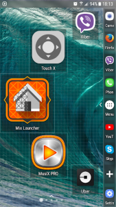 اسکرین شات برنامه Mix Launcher 4