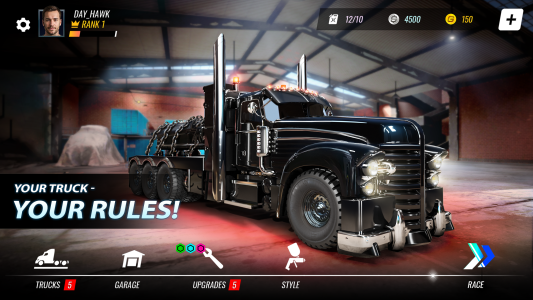 اسکرین شات 1 بازی Big Rig Racing: Drag racing