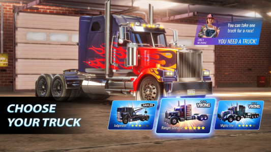 اسکرین شات 2 بازی Big Rig Racing: Drag racing