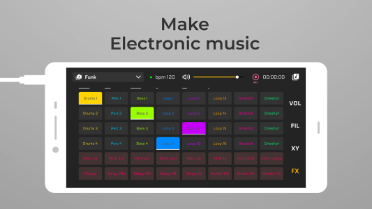 اسکرین شات 2 برنامه DJ Loop Pads - Music Maker