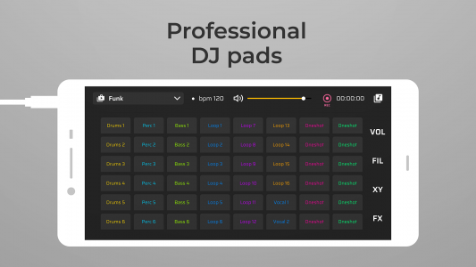 اسکرین شات برنامه DJ Loop Pads 1