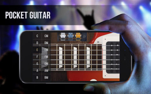 اسکرین شات بازی Real guitar - guitar simulator with effects 1