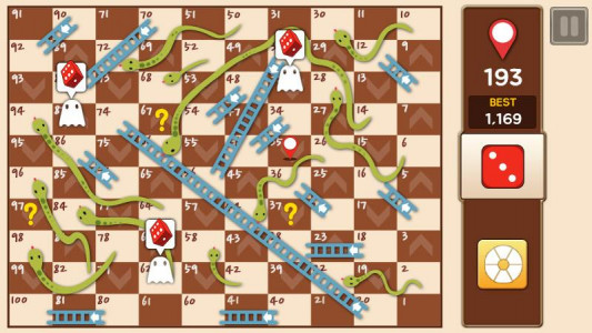اسکرین شات 2 بازی Snakes & Ladders King