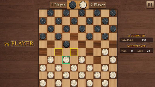 اسکرین شات بازی King of Checkers 2