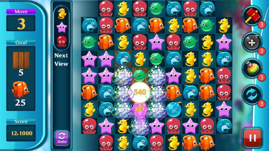 اسکرین شات بازی Ocean Match Puzzle 3