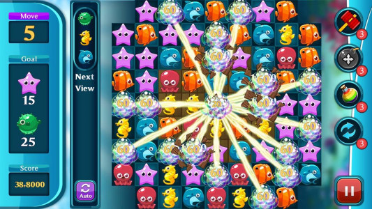 اسکرین شات بازی Ocean Match Puzzle 1