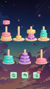 اسکرین شات بازی Tower of Hanoi Sort 8