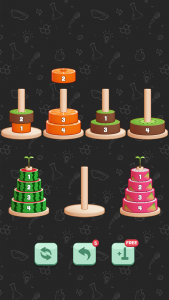 اسکرین شات بازی Tower of Hanoi Sort 7