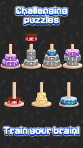 اسکرین شات بازی Tower of Hanoi Sort 4