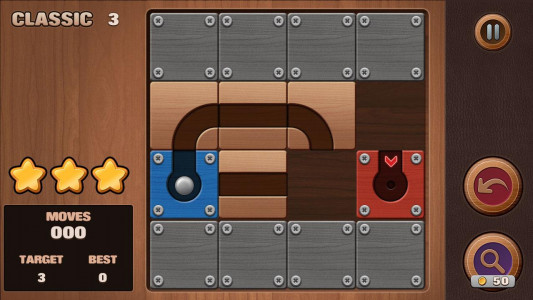 اسکرین شات 1 بازی Moving Ball Puzzle