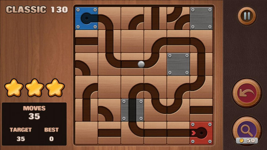 اسکرین شات 2 بازی Moving Ball Puzzle