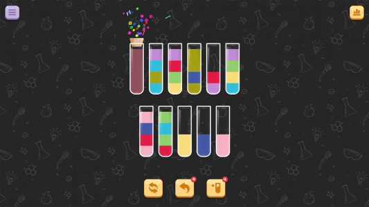 اسکرین شات 3 بازی Water Sort Quest
