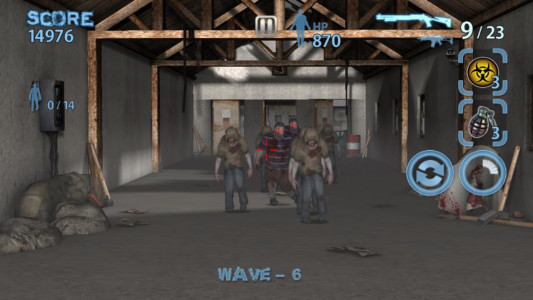اسکرین شات 1 بازی Zombie Hunter King