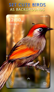 اسکرین شات برنامه Beauty Birds Live Wallpaper&Themes- HD Bird Images 6