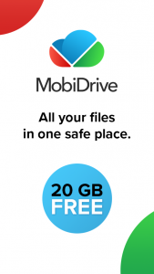اسکرین شات برنامه MobiDrive Cloud Storage & Sync 1