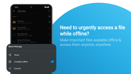 اسکرین شات 4 برنامه MobiDrive Cloud Storage & Sync