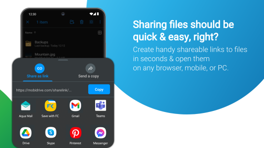 اسکرین شات 7 برنامه MobiDrive Cloud Storage & Sync