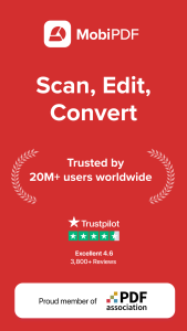 اسکرین شات 1 برنامه MobiPDF: PDF Editor & Scanner