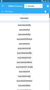 اسکرین شات 2 برنامه Collins English Dictionary Pro