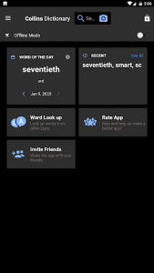 اسکرین شات برنامه Collins English Dictionary 8