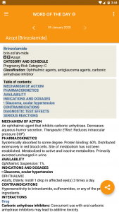 اسکرین شات برنامه Mosby's Drug Reference 4