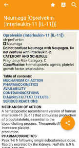 اسکرین شات برنامه Mosby's Drug Reference for Health Professions 1