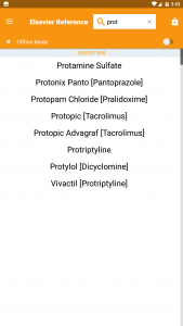 اسکرین شات برنامه Mosby's Drug Reference 2