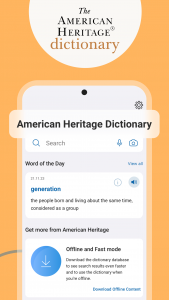 اسکرین شات برنامه American Heritage Dictionary 1