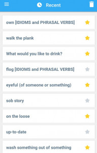 اسکرین شات برنامه American Idioms & Phrasal Verbs Dictionary 7