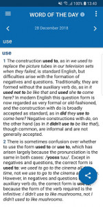 اسکرین شات برنامه Oxford A-Z of English Usage 5