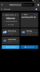 اسکرین شات 8 برنامه Oxford American Dictionary
