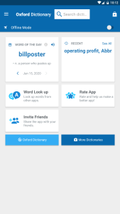 اسکرین شات 5 برنامه Oxford American Dictionary