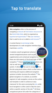 اسکرین شات 8 برنامه Oxford Dictionary & Thesaurus