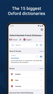 اسکرین شات برنامه Oxford Dictionary & Thesaurus 2