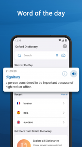 اسکرین شات برنامه Oxford Dictionary & Thesaurus 7