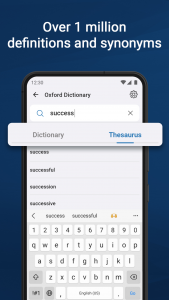 اسکرین شات برنامه Oxford Dictionary & Thesaurus 3